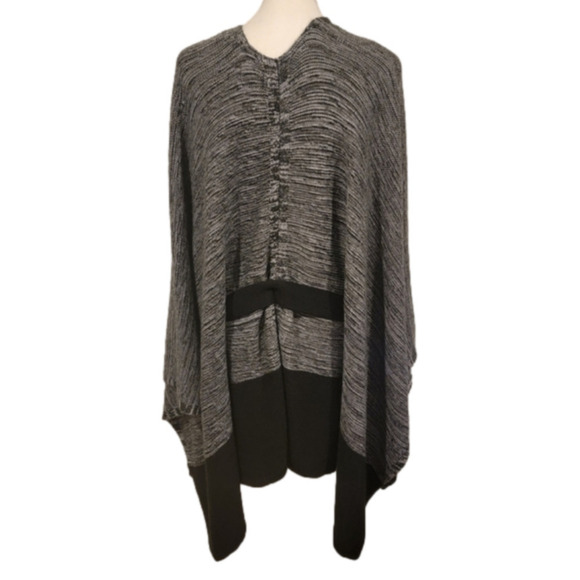 Calvin Klein Belted Cardigan/Poncho Wrap Sweater One Size Fits Most - Picture 4 of 6